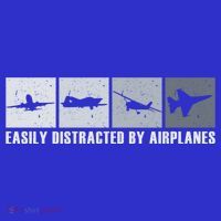 Easily Distracted By Airplanes Aviation Pilot Airplane Cool Gift Visor thumb 3