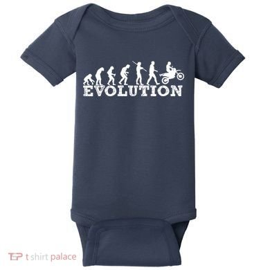 Evolution Dirt Bike Motorcross Baby Bodysuit
