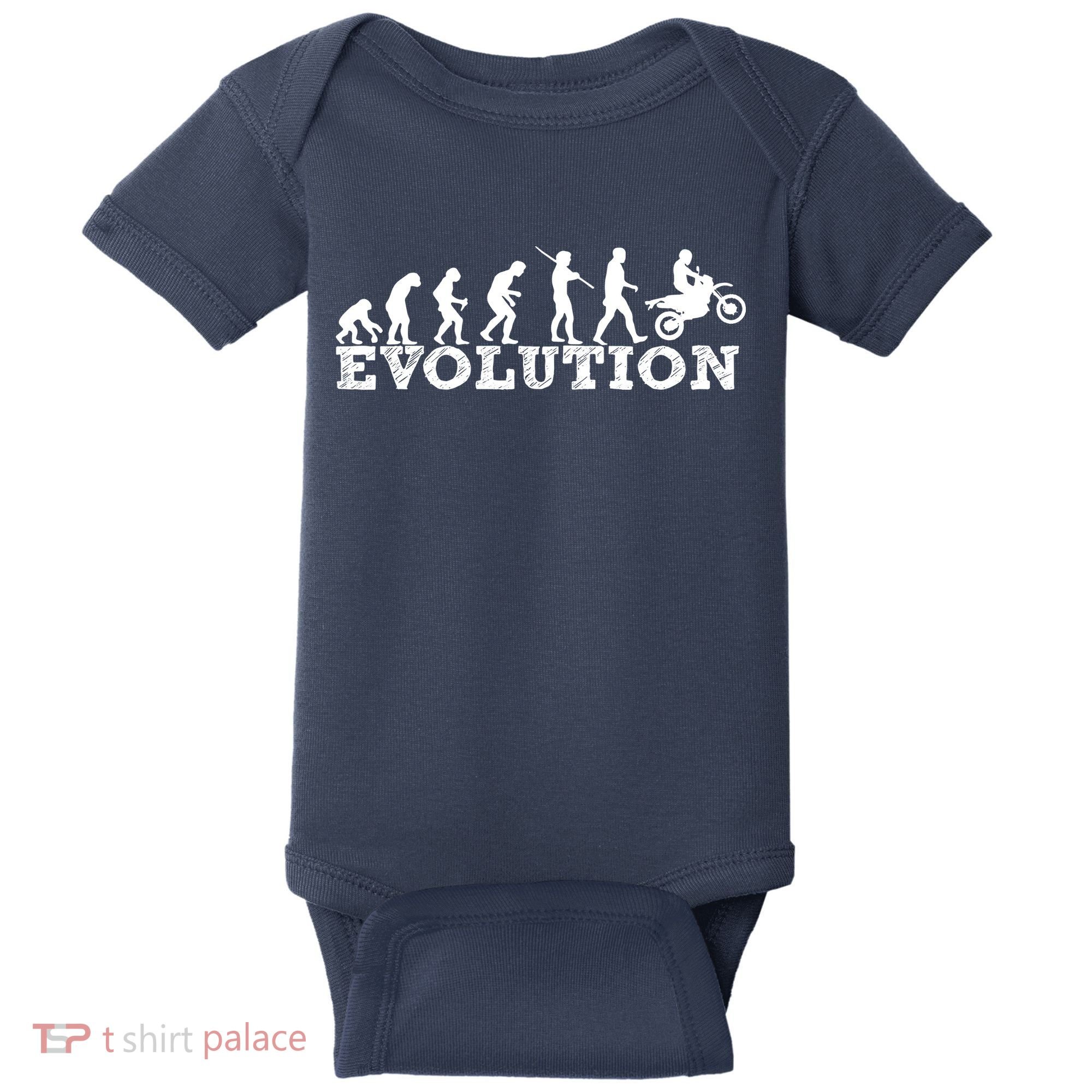 Evolution Dirt Bike Motorcross Baby Bodysuit
