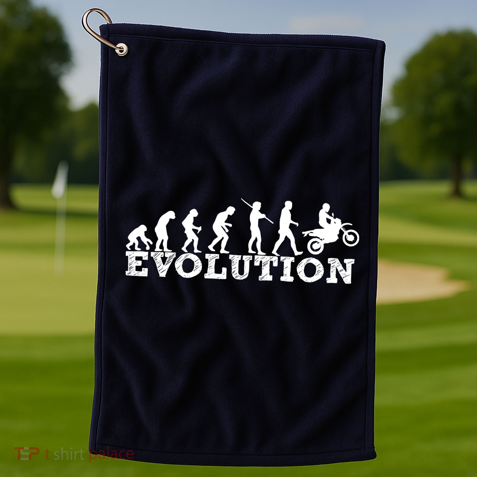 Evolution Dirt Bike Motorcross Golf Towel