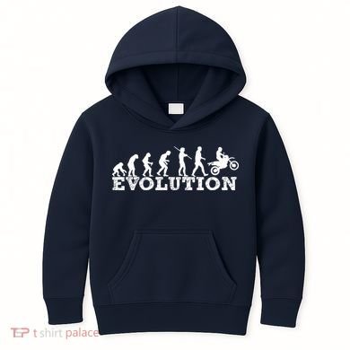 Evolution Dirt Bike Motorcross Kids Hoodie