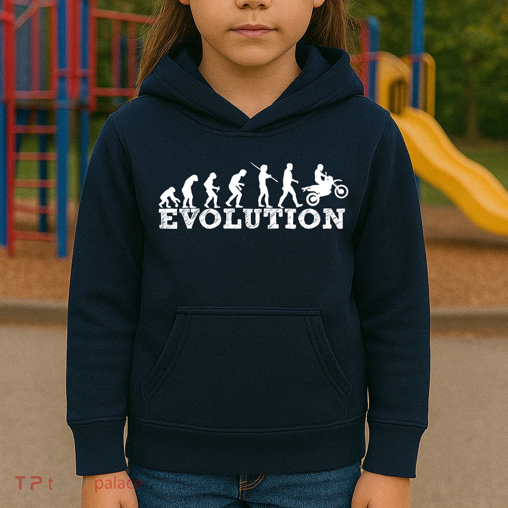 Evolution Dirt Bike Motorcross Kids Hoodie