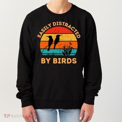 Easily Distracted By Birds Women's Sweatshirt