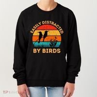 Easily Distracted By Birds Women's Sweatshirt thumb 0