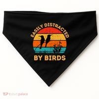 Easily Distracted By Birds USA-Made Doggie Bandana thumb 0