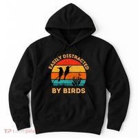Easily Distracted By Birds Hoodie thumb 0