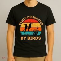 Easily Distracted By Birds T-Shirt thumb 3