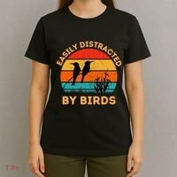 Easily Distracted By Birds T-Shirt thumb 4