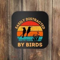 Easily Distracted By Birds Coaster thumb 0