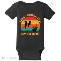 Easily Distracted By Birds Baby Bodysuit thumb 0
