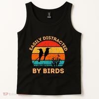 Easily Distracted By Birds Tank Top thumb 2