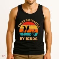 Easily Distracted By Birds Tank Top thumb 3
