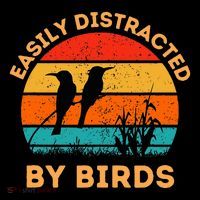 Easily Distracted By Birds Tank Top thumb 6