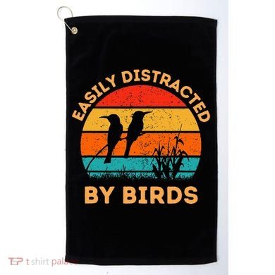 Easily Distracted By Birds Golf Towel