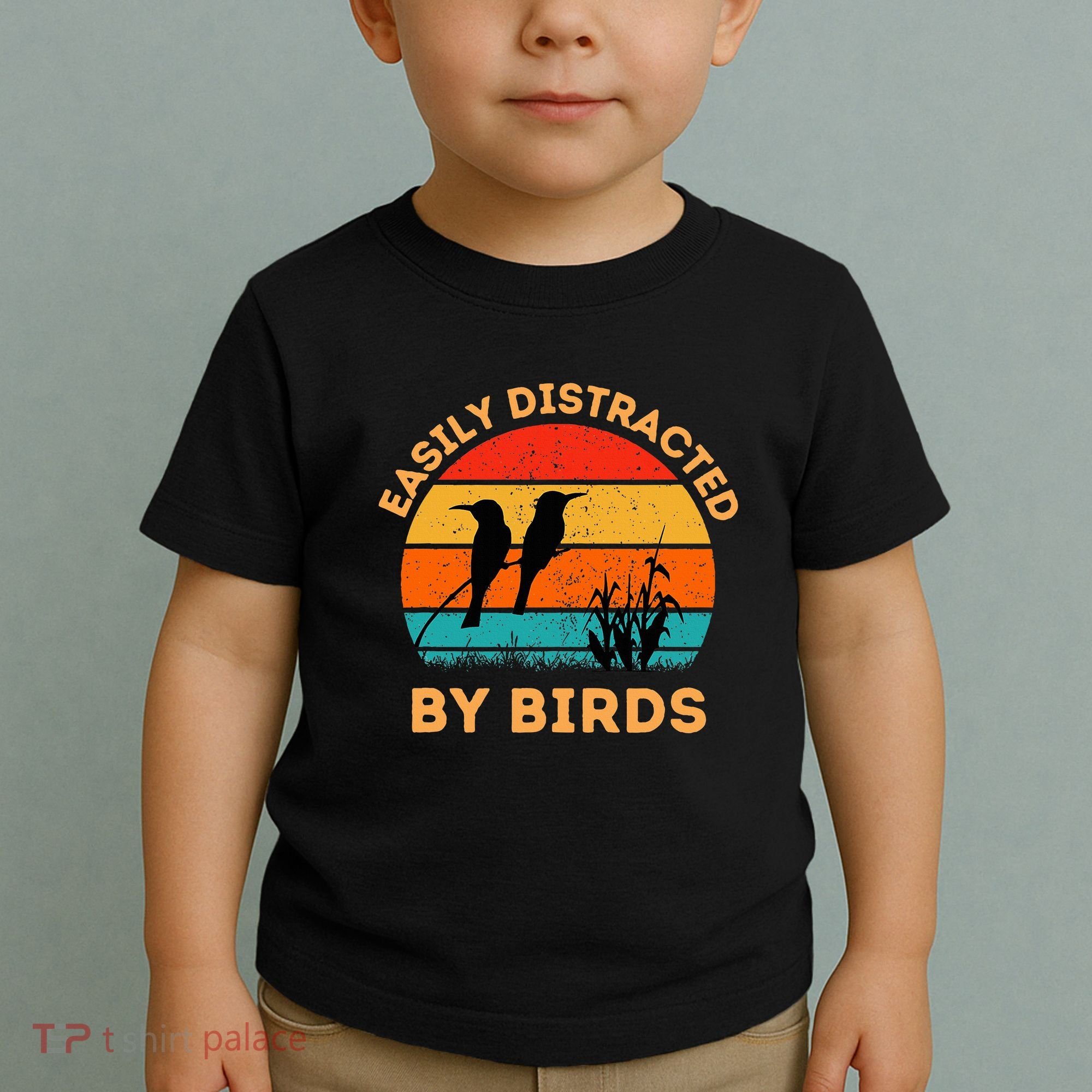 Easily Distracted By Birds Toddler T-Shirt