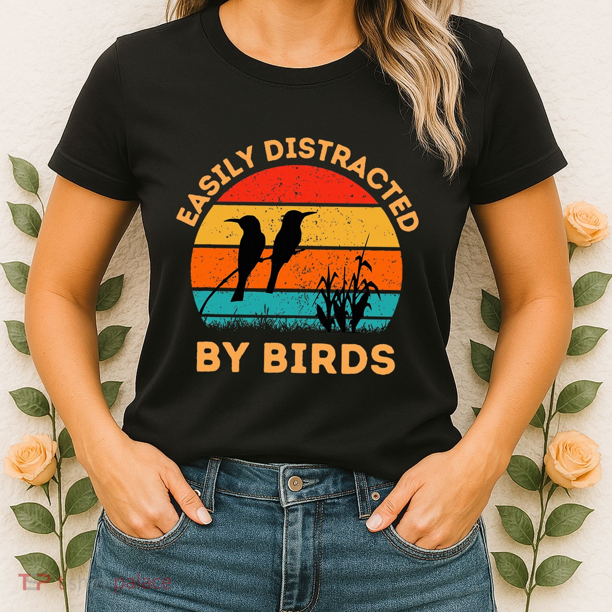 Easily Distracted By Birds Women's T-Shirt