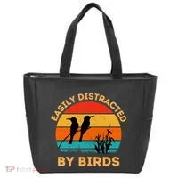 Easily Distracted By Birds Tote Bag thumb 0