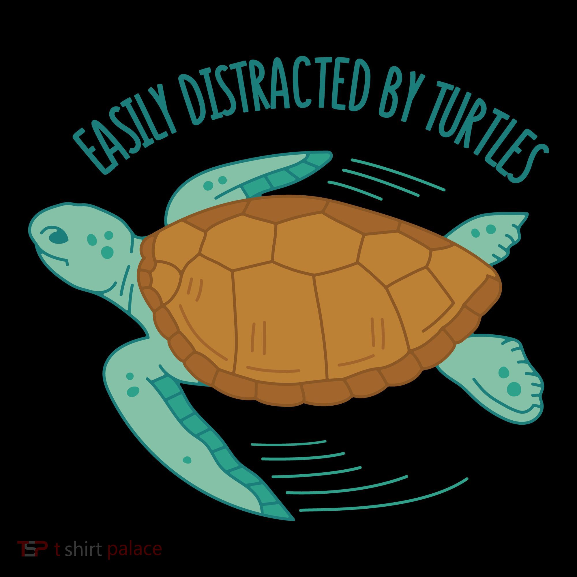 Easily Distracted By Turtles Apron