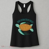 Easily Distracted By Turtles Women's Tank Top thumb 3