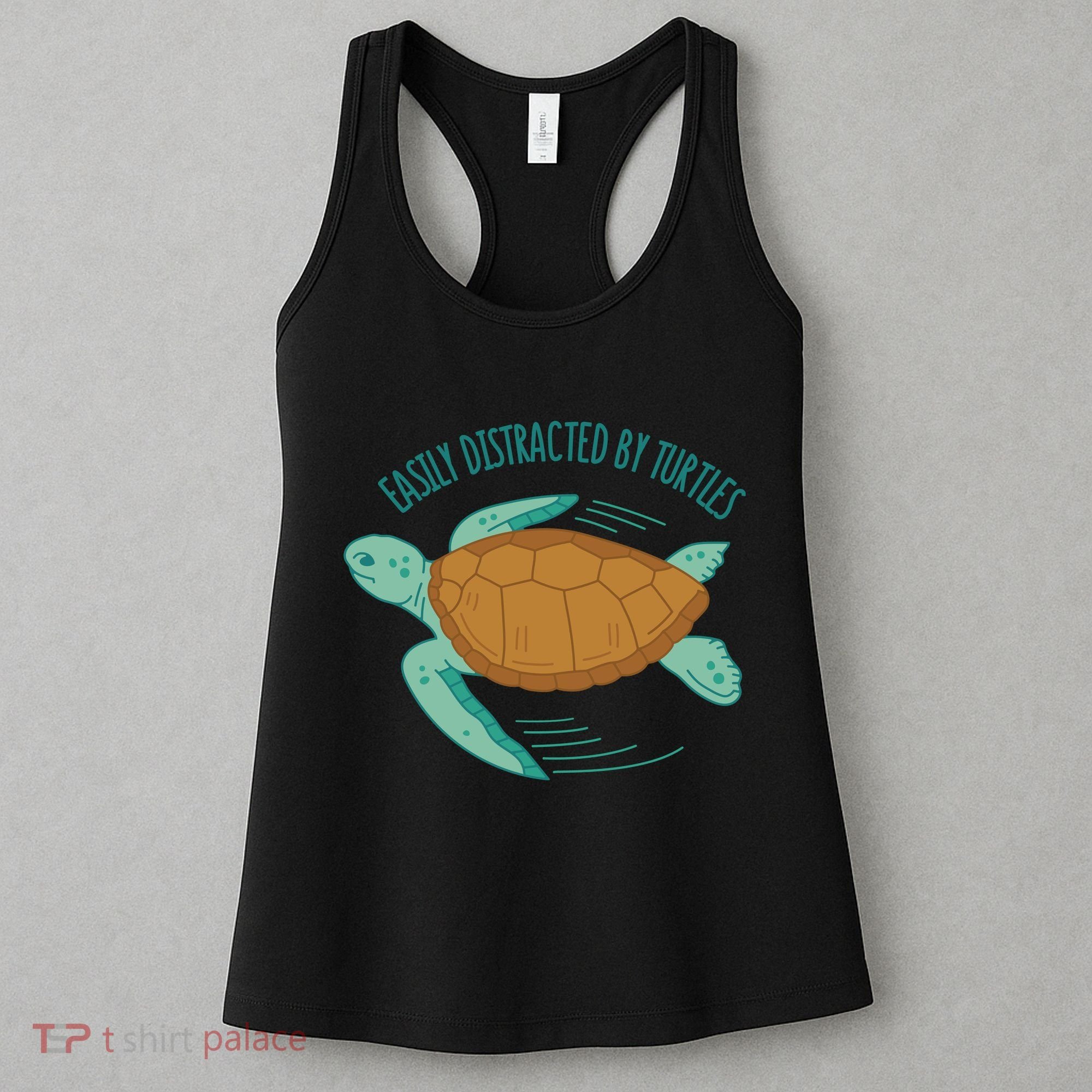 Easily Distracted By Turtles Women's Tank Top