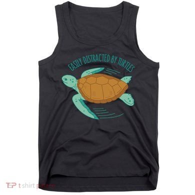 Easily Distracted By Turtles Tank Top