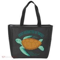 Easily Distracted By Turtles Tote Bag thumb 0