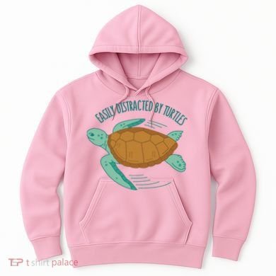 Easily Distracted By Turtles Hoodie