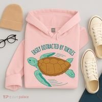 Easily Distracted By Turtles Hoodie thumb 4