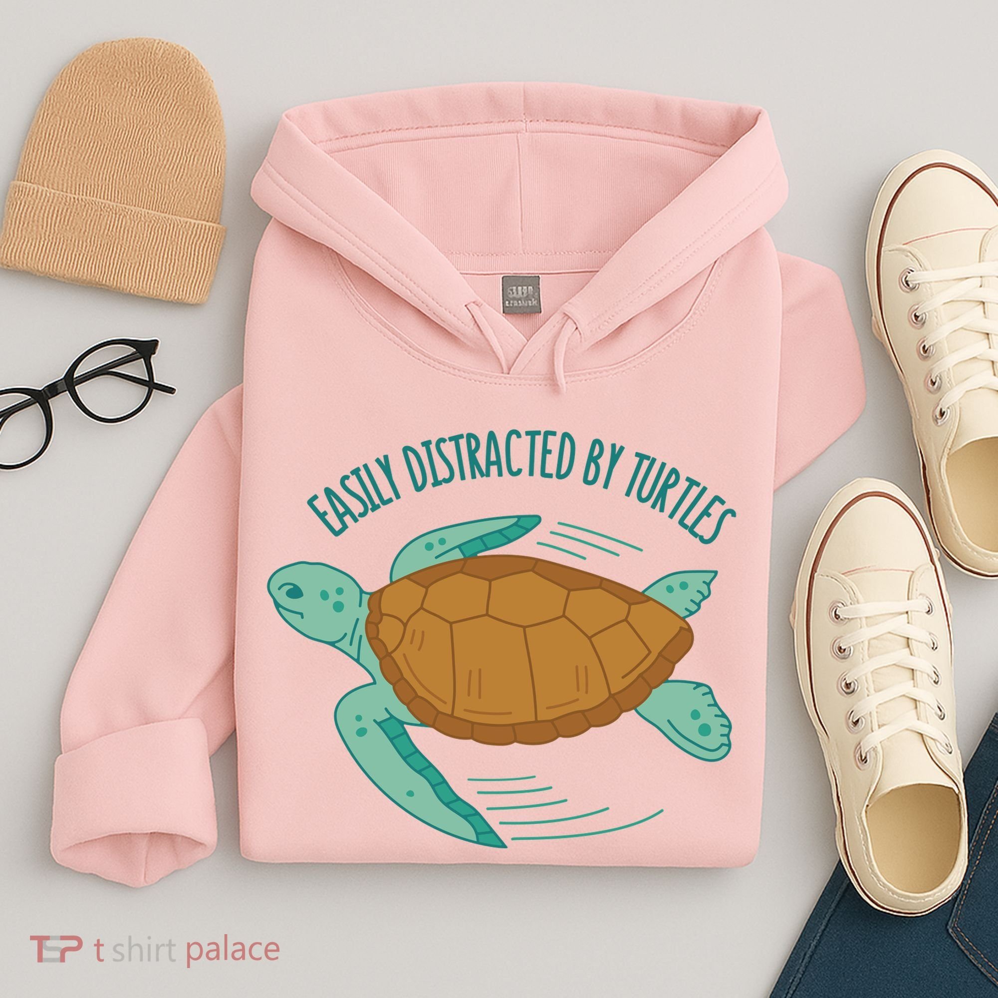 Easily Distracted By Turtles Hoodie