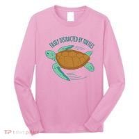 Easily Distracted By Turtles Long Sleeve Shirt thumb 0