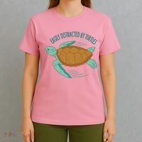 Easily Distracted By Turtles T-Shirt thumb 4