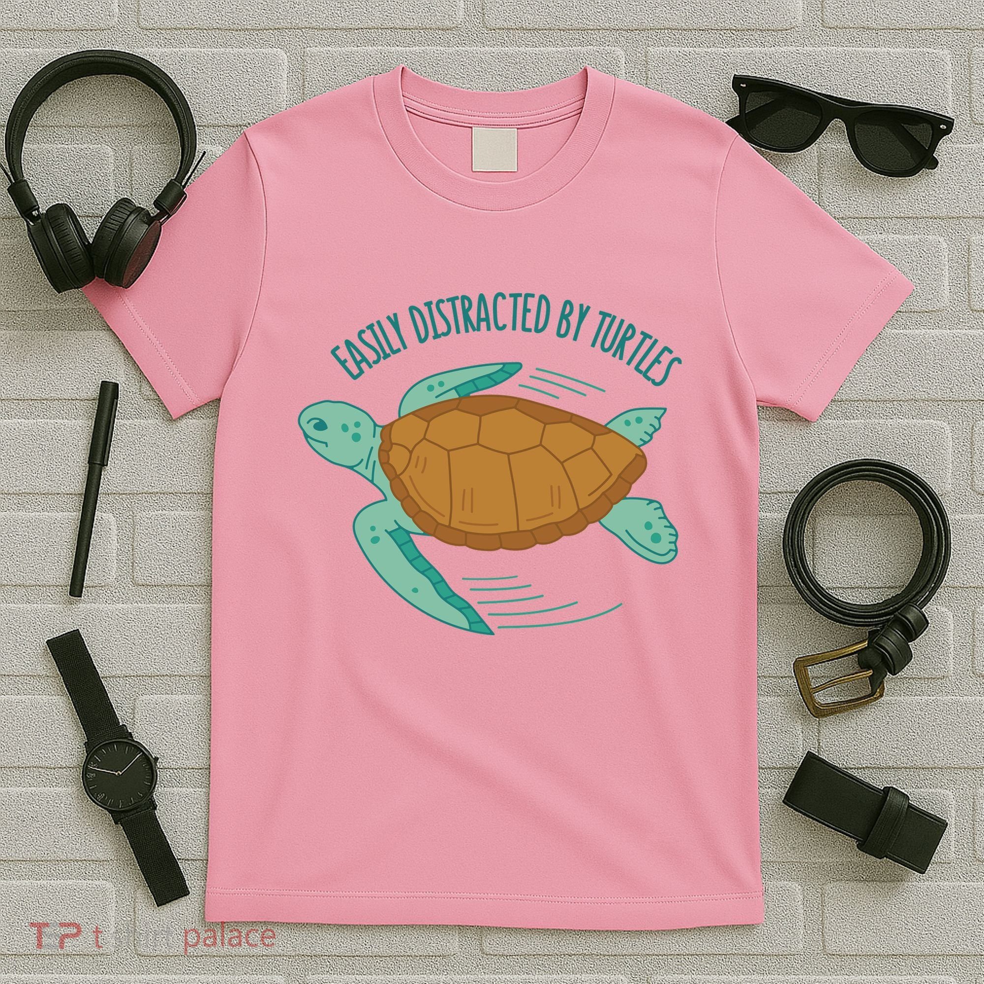 Easily Distracted By Turtles T-Shirt