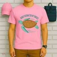 Easily Distracted By Turtles T-Shirt thumb 6