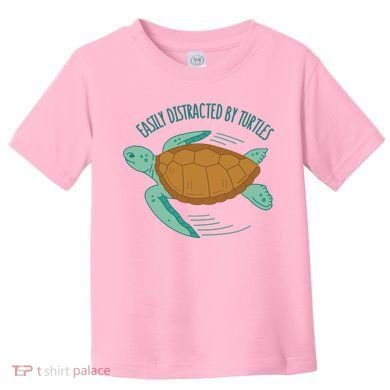 Easily Distracted By Turtles Toddler T-Shirt