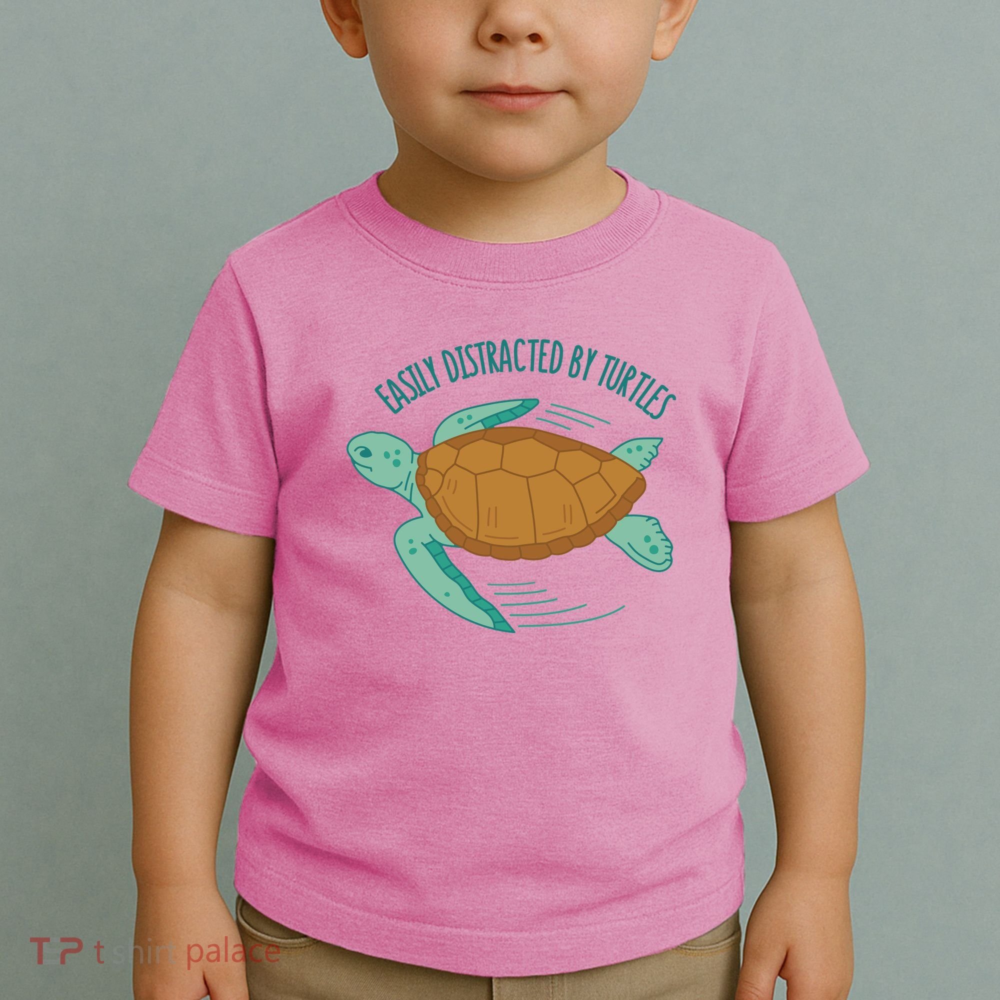 Easily Distracted By Turtles Toddler T-Shirt