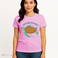 Easily Distracted By Turtles Women's T-Shirt thumb 4