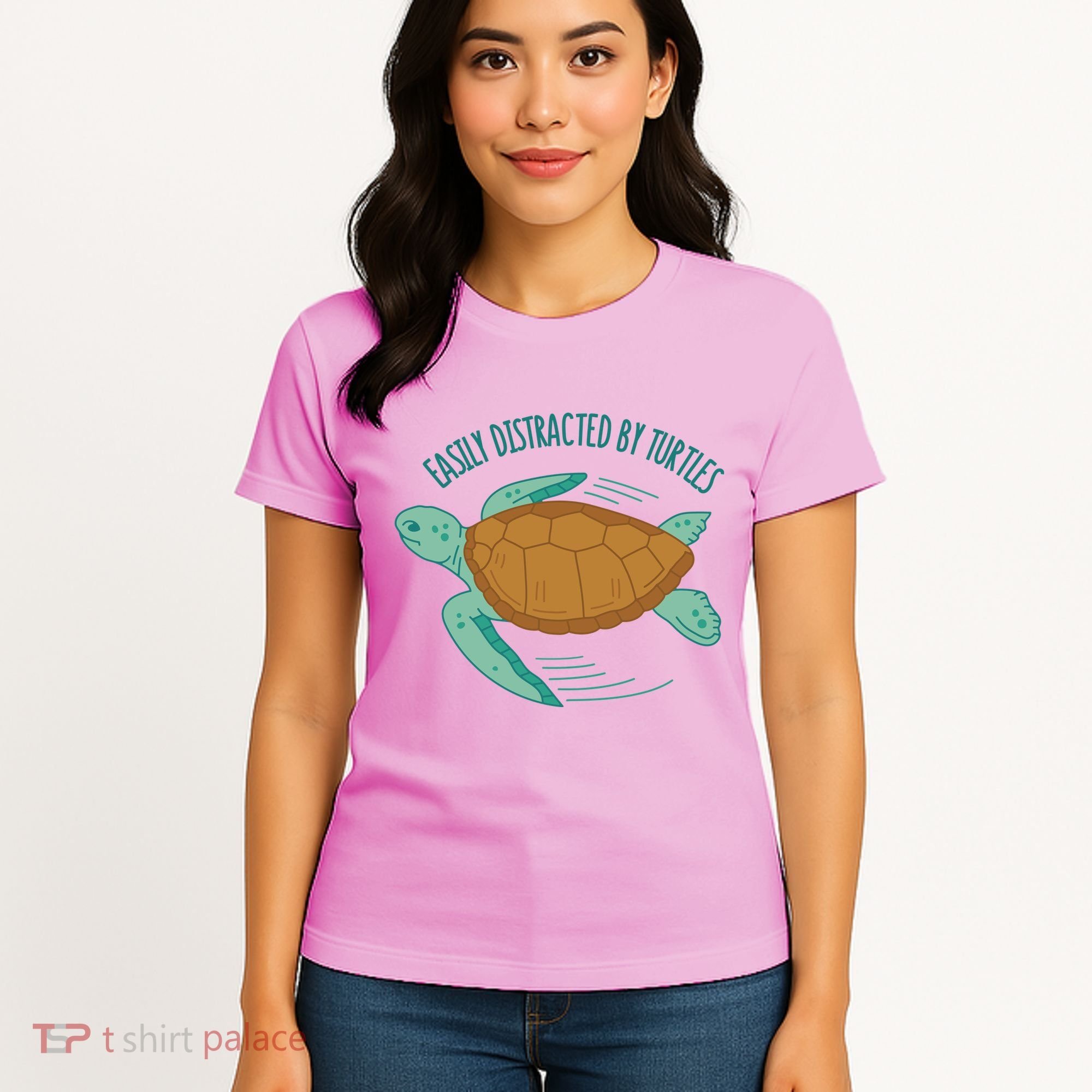 Easily Distracted By Turtles Women's T-Shirt