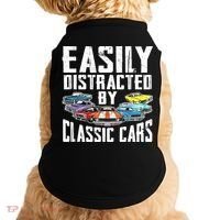 Easily Distracted By Classic Cars Doggie Tank thumb 0