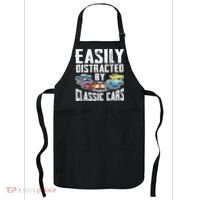 Easily Distracted By Classic Cars Apron thumb 0