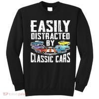 Easily Distracted By Classic Cars Sweatshirt thumb 0
