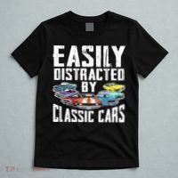 Easily Distracted By Classic Cars T-Shirt thumb 5