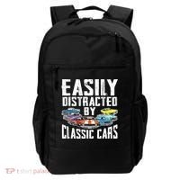 Easily Distracted By Classic Cars Backpack thumb 0