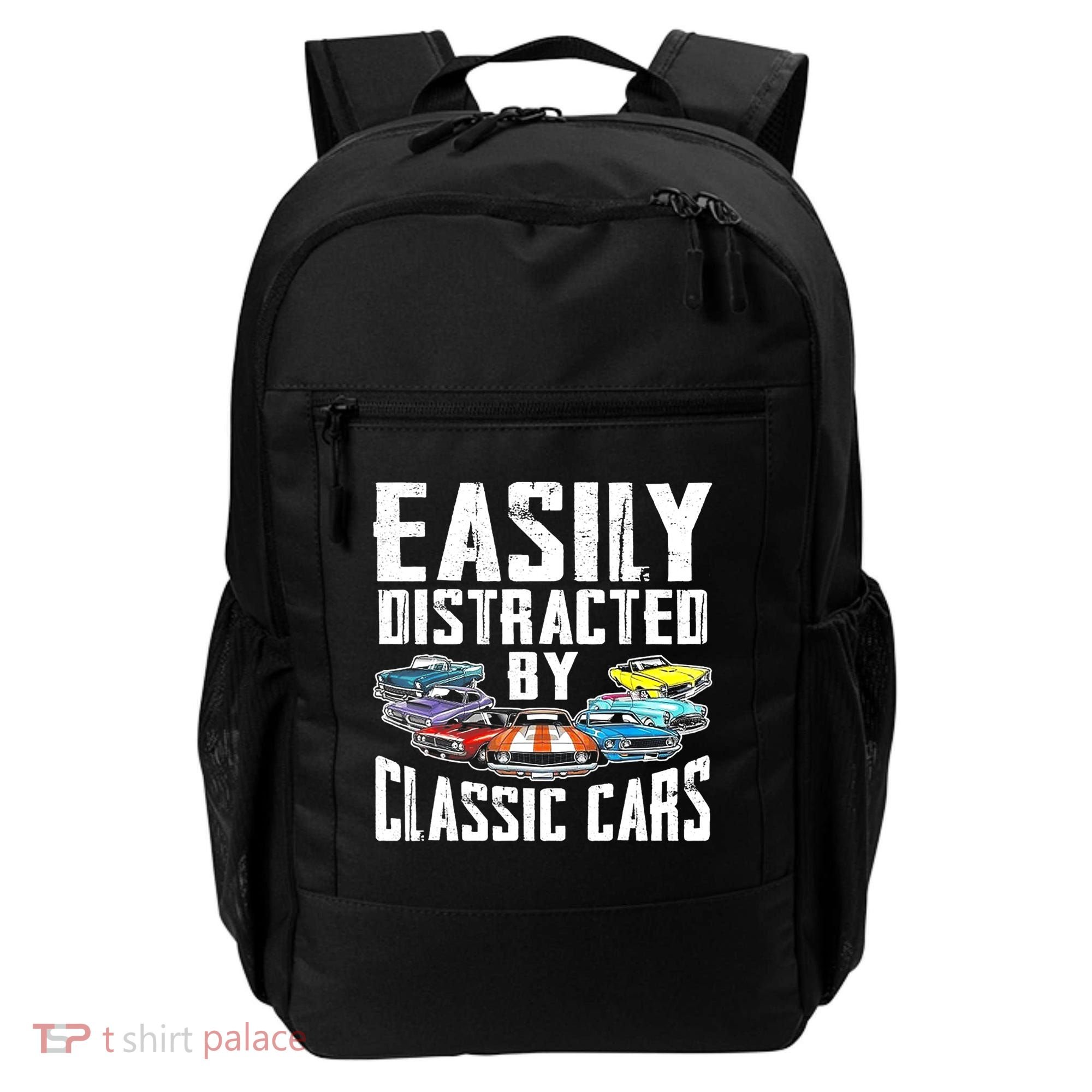 Easily Distracted By Classic Cars Backpack