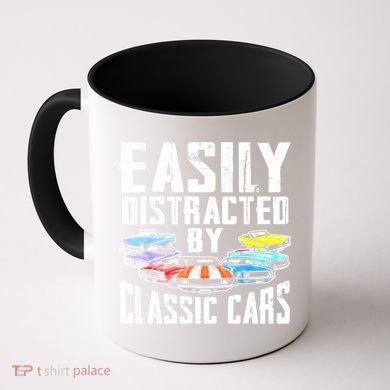 Easily Distracted By Classic Cars Coffee Mug