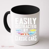 Easily Distracted By Classic Cars Coffee Mug thumb 0