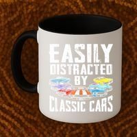 Easily Distracted By Classic Cars Coffee Mug thumb 2