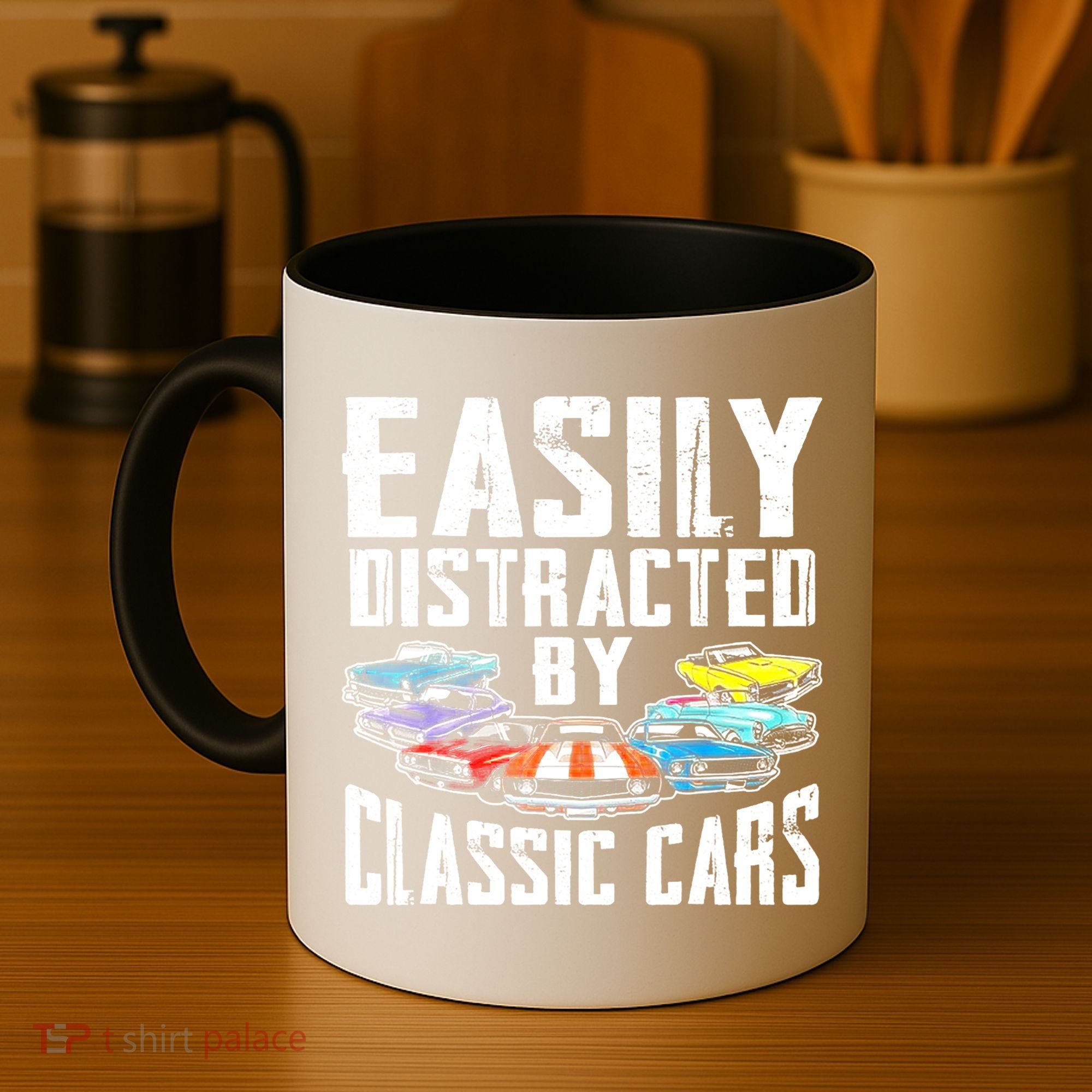 Easily Distracted By Classic Cars Coffee Mug
