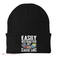 Easily Distracted By Classic Cars Beanie thumb 0