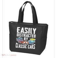 Easily Distracted By Classic Cars Tote Bag thumb 3