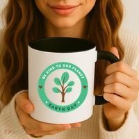 Earth Day Be Kind To Earth Be Kind To Our Planet Eco Gift Coffee Mug thumb 3